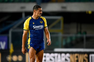 Koray Gunter (Verona) İtalyan futbol takımı Serie A maçında Hellas Verona FC - ABD Sassuolo maçında Verona, İtalya 'daki Marcantonio Bentegodi Stadyumu' nda, 21 Ağustos 2021 - Fotoğraf: Ettore Griffoni