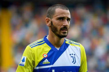 Leonardo Bonucci (Juventus) İtalya futbol takımı Serie A maçında Udinese Calcio ile Juventus FC 'nin Friuli - Dacia Arena Stadyumu' nda 22 Ağustos 2021 - Fotoğraf: Ettore Griffoni