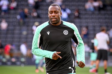 Udinese 'nin Stefano Okaka portresi İtalyan futbol takımı Serie A maçında Udinese Calcio ile Venezia FC Friuli - Dacia Arena stadyumu, Udine, İtalya - 27 Ağustos 2021 - Fotoğraf: Ettore Griffoni