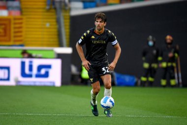 Venezia 'nın Pietro Ceccaroni portresi İtalyan futbolu Serie A karşılaşmasında Udinese Calcio ile Venezia FC Friuli' de - Dacia Arena stadyumu, Udine, İtalya - 27 Ağustos 2021