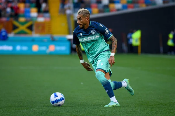 Udineses Roberto Maximiliano Pereyra Porträtt Aktion Italiensk Fotboll Serie Match — Stockfoto