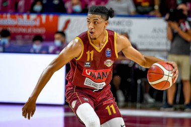 Victor Sanders (Reyer Venezia) İtalya Basketbol Süper Kupası sırasında Umana Reyer Venezia ile Fortitudo Bologna arasında Venezia Palasport Taliercio 'da, 3 Eylül 2021 - Fotoğraf: Ettore Griffoni