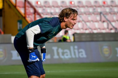 Marco Carnesecchi (İtalya) 21 yaş altı UEFA Avrupa Futbol Şampiyonası sırasında - UEFA Euro 2023 elemeleri - İtalya, İtalya 'nın Vicenza kentindeki Romeo Menti Stadyumu' nda Karadağ 'a karşı, 07 Eylül 2021 - Fotoğraf: Ettore Griffoni