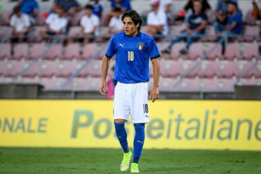 21 Yaş Altı UEFA Avrupa Futbol Şampiyonası sırasında Matteo Cancellieri (İtalya) - UEFA Euro 2023 elemeleri - İtalya, İtalya 'nın Vicenza kentindeki Romeo Menti Stadyumu' nda Karadağ 'a karşı, 07 Eylül 2021 - Fotoğraf: Ettore Griffoni