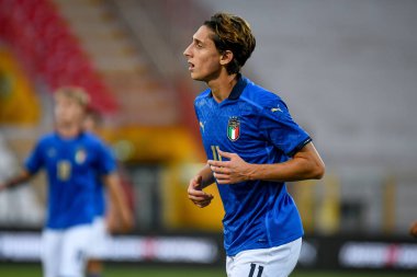 Samuele Mulattieri (İtalya) UEFA Avrupa Futbol Şampiyonası sırasında 21 yaş altı - UEFA Euro 2023 elemeleri - İtalya, İtalya 'nın Vicenza kentindeki Romeo Menti Stadyumu' nda Karadağ 'a karşı, 07 Eylül 2021 - Fotoğraf: Ettore Griffoni