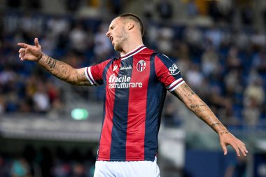 İtalya 'nın Bologna şehrindeki Renato Dall & # 39; Ara stadyumunda oynanan Bologna FC maçında Marko Arnautoviç' in (Bologna) hayal kırıklığı, 13 Eylül 2021 - Fotoğraf: Ettore Griffoni