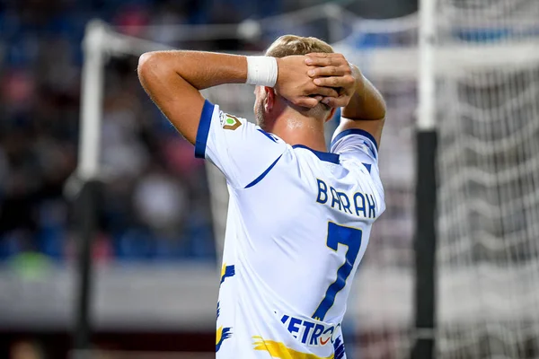 Besvikelse Antonin Barak Verona Italiensk Fotboll Serie Match Bologna Hellas — Stockfoto