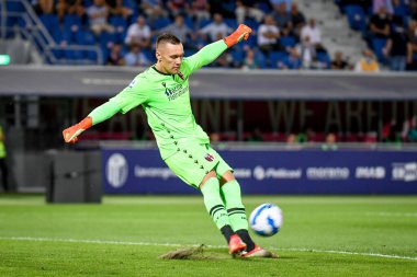 Lukasz Skorupski (Bologna) İtalyan futbol takımı Serie A maçında Bologna FC - Hellas Verona FC - Renato Dall & # 39; Ara stadyumu, Bologna, İtalya, 13 Eylül 2021 - Fotoğraf: Ettore Griffoni