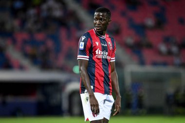 Musa Barrow (Bologna) İtalya futbol takımı Serie A maçında Bologna FC - Hellas Verona FC maçı sırasında İtalya 'nın Bologna kentindeki Renato Dall & # 39; Ara stadyumunda 13 Eylül 2021 - Fotoğraf: Ettore Griffoni