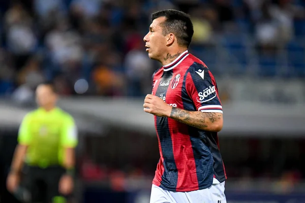 意大利足球甲级联赛Bologna Fc与Hellas Verona Fc在意大利Bologna的Renato Dall Ara体育场举行的比赛中 Gary Medel Bologna 的肖像 — 图库照片