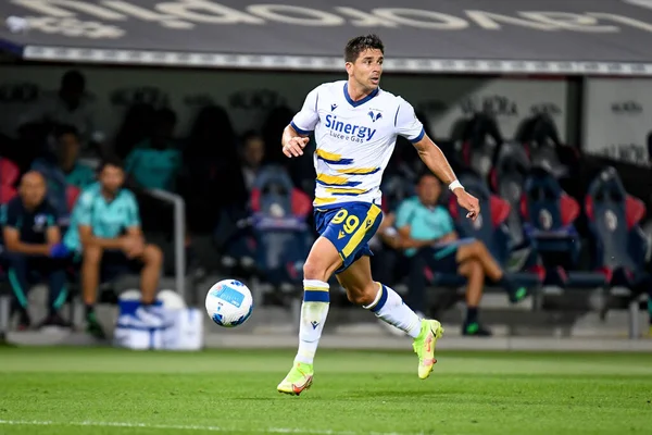 Giovanni Simeoni Verona Ritratto Azione Durante Partita Calcio Della Serie — Foto Stock