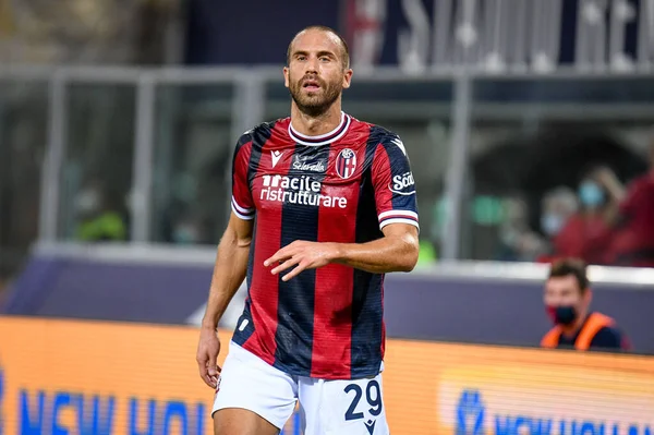 Lorenzo De Silvestri (Bologna) İtalya futbol takımı Serie A maçında Bologna FC - Hellas Verona FC - Renato Dall # 39; Ara stadyumu, 13 Eylül 2021 - Fotoğraf: Ettore Griffoni