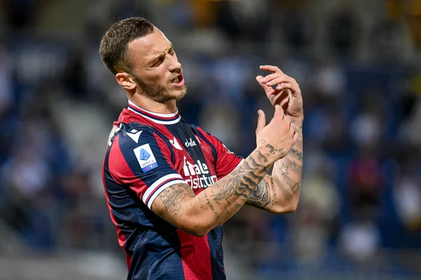 Marko Arnautovic Bologna Portrait Gestures Italian Serie Match Bologna Hellas — 스톡 사진