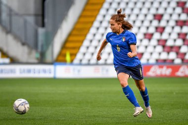 Manuela Giuliano (İtalya) FIFA Dünya Kupası Bayanlar & # 39; Dünya Kupası 2023 elemeleri sırasında - İtalya, İtalya 'nın Trieste kentindeki Nereo Rocco stadyumunda Moldova' ya karşı, 17 Eylül 2021 - Fotoğraf: Ettore Griffoni