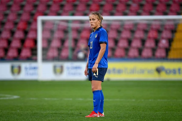 Valentina Cernoia (İtalya) FIFA Dünya Kupası Bayanlar & # 39; Dünya Kupası 2023 elemeleri sırasında - İtalya, İtalya 'nın Trieste kentindeki Nereo Rocco stadyumunda Moldova' ya karşı, 17 Eylül 2021 - Fotoğraf: Ettore Griffoni
