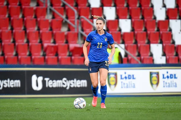Cecilia Salvai (İtalya) FIFA Dünya Kupası Bayanlar & # 39; Dünya Kupası 2023 elemeleri sırasında - İtalya, İtalya 'nın Trieste kentindeki Nereo Rocco stadyumunda Moldova' ya karşı, 17 Eylül 2021 - Fotoğraf: Ettore Griffoni