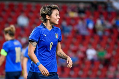Valentina Giacinti (İtalya) FIFA Dünya Kupası Kadınlar & # 39; Dünya Kupası 2023 elemeleri sırasında - İtalya, Trieste, İtalya 'daki Nereo Rocco stadyumunda Moldova' ya karşı, 17 Eylül 2021 - Fotoğraf: Ettore Griffoni