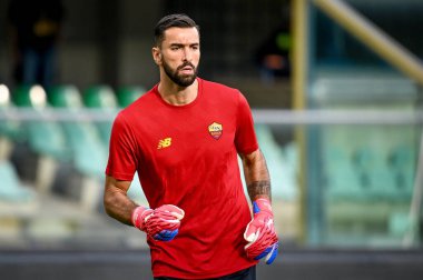 Rui Pedro dos Santos Patricio (Roma) İtalyan futbol takımı Serie A maçında Hellas Verona FC - AS Roma maçında Verona, İtalya 'daki Marcantonio Bentegodi stadyumunda, 19 Eylül 2021 - Fotoğraf: Ettore Griffoni