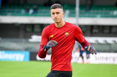 Pietro Boer (Roma) İtalya futbol takımı Serie A maçında Hellas Verona FC - AS Roma maçında Verona, İtalya 'daki Marcantonio Bentegodi stadyumunda, 19 Eylül 2021 - Fotoğraf: Ettore Griffoni