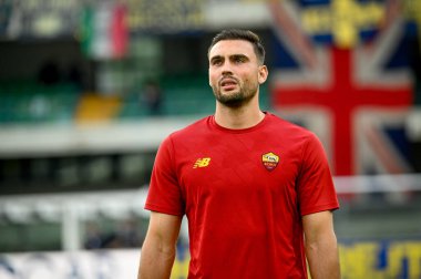 Daniel Fuzato (Roma) İtalya futbol takımı Serie A maçında Hellas Verona FC - AS Roma maçında Verona, İtalya 'daki Marcantonio Bentegodi stadyumunda, 19 Eylül 2021 - Fotoğraf: Ettore Griffoni