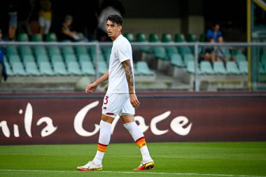 Roger Ibaez da Silva (Roma) İtalyan futbol takımı Serie A maçında Hellas Verona FC - AS Roma maçında Verona, İtalya 'daki Marcantonio Bentegodi stadyumunda, 19 Eylül 2021 - Fotoğraf: Ettore Griffoni 