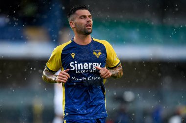 Koray Gunter (Verona) İtalyan futbol takımı Serie A maçında Hellas Verona FC - AS Roma maçında Verona, İtalya 'daki Marcantonio Bentegodi stadyumunda, 19 Eylül 2021 - Fotoğraf: Ettore Griffoni
