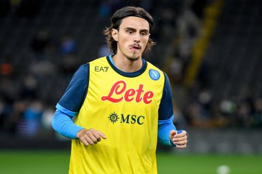 Eljif Elmas (Napoli) İtalya futbol takımı Serie A maçında Udinese Calcio ile SSC Napoli arasında oynanan Friuli - Dacia Arena Stadyumu, 20 Eylül 2021 - Fotoğraf: Ettore Griffoni