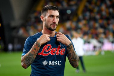 İtalya futbolu sırasında Matteo Politano (Napoli) Udinese Calcio ile SSC Napoli maçında Udine, İtalya 'da Dacia Arena stadyumunda, 20 Eylül 2021 - Fotoğraf: Ettore Griffoni