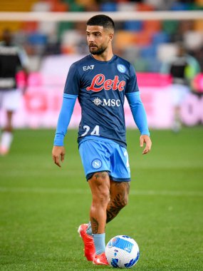 Lorenzo Insigne (Napoli) İtalya 'nın Udinese Calcio-SSC Napoli maçında Udine-Dacia Arena Stadyumu' nda 20 Eylül 2021 - Ettore Griffoni