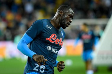 Kalidou Koulibaly (Napoli) İtalya futbol takımı Serie A maçında Udinese Calcio ile SSC Napoli arasında Friuli - Dacia Arena Stadyumu, Udine, İtalya - 20 Eylül 2021