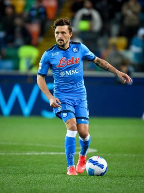 Mario Rui (Napoli) İtalyan futbol takımı Serie A maçında Udinese Calcio ile SSC Napoli arasında Udine, İtalya 'da Dacia Arena Stadyumu' nda oynanan maçta, 20 Eylül 2021 - Fotoğraf: Ettore Griffoni