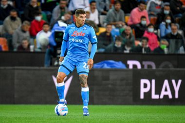 Giovanni Di Lorenzo (Napoli) İtalya futbol takımı Serie A maçında Udinese Calcio ile SSC Napoli arasında oynanan Friuli - Dacia Arena Stadyumu, 20 Eylül 2021 - Fotoğraf: Ettore Griffoni