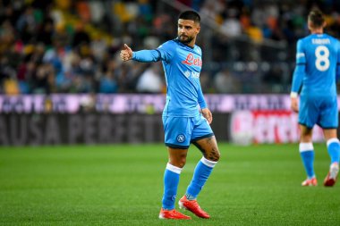 Lorenzo Insigne (Napoli) İtalya 'nın Udinese Calcio-SSC Napoli maçında Udine-Dacia Arena Stadyumu' nda 20 Eylül 2021 - Ettore Griffoni
