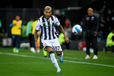 Roberto Maximiliano Pereyra (Udinese) İtalya futbol takımı Serie A maçında Udinese Calcio, Friuli 'de SSC Napoli' ye karşı - Dacia Arena stadyumu, Udine, İtalya - 20 Eylül 2021