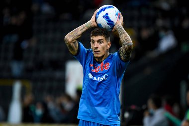 Giovanni Di Lorenzo (Napoli) İtalya futbol takımı Serie A maçında Udinese Calcio ile SSC Napoli arasında oynanan Friuli - Dacia Arena Stadyumu, 20 Eylül 2021 - Fotoğraf: Ettore Griffoni