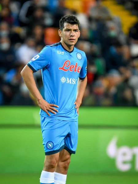Hirving Lozano (Napoli) İtalyan futbol takımı Serie A maçında Udinese Calcio ile SSC Napoli arasında oynanan Friuli - Dacia Arena Stadyumu, 20 Eylül 2021 - Fotoğraf: Ettore Griffoni