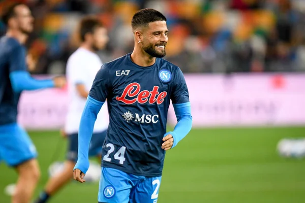 Lorenzo Insigne (Napoli) İtalya 'nın Udinese Calcio-SSC Napoli maçında Udine-Dacia Arena Stadyumu' nda 20 Eylül 2021 - Ettore Griffoni