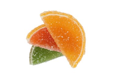 Colored candied fruit (Comfit ) clipart