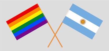 LGBT ve Arjantin 'in çapraz bayrakları