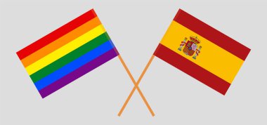 LGBT ve İspanya 'nın çapraz bayrakları