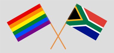 LGBT ve Güney Afrika Cumhuriyeti 'nin çapraz bayrakları
