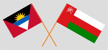 Umman, Antigua ve Barbuda 'nın çapraz bayrakları