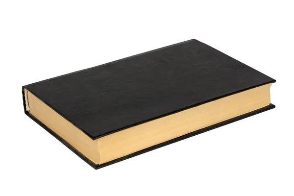 Livro preto com uma capa em branco (modelo ) — Fotografia de Stock