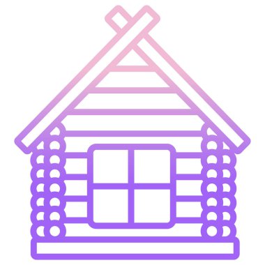 Ev. Web simgesi basit illüstrasyon