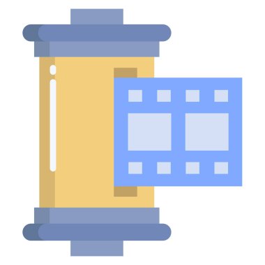 Kamera. Web simgesi basit illüstrasyon  