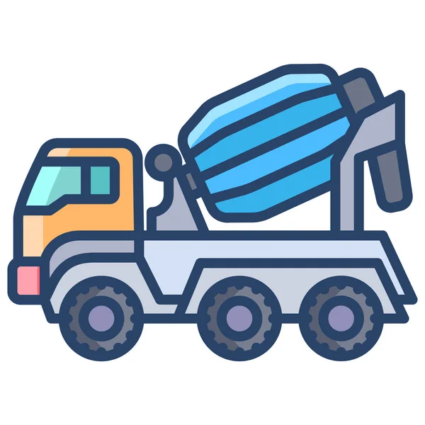 Lkw Web Symbol Einfache Illustration — Stockvektor