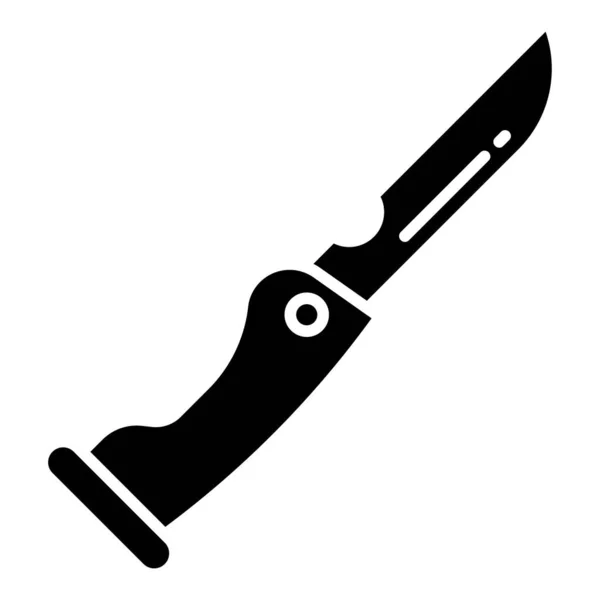 Cuchillo Icono Web Vector Ilustración — Archivo Imágenes Vectoriales