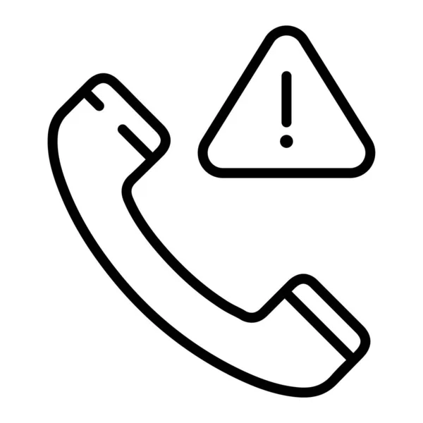 Illustration Vectorielle Icône Appel Téléphonique — Image vectorielle