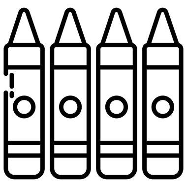 Kalem. Web simgesi basit illüstrasyon