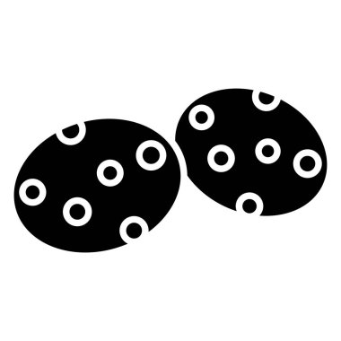 Ay. Web simgesi basit illüstrasyon